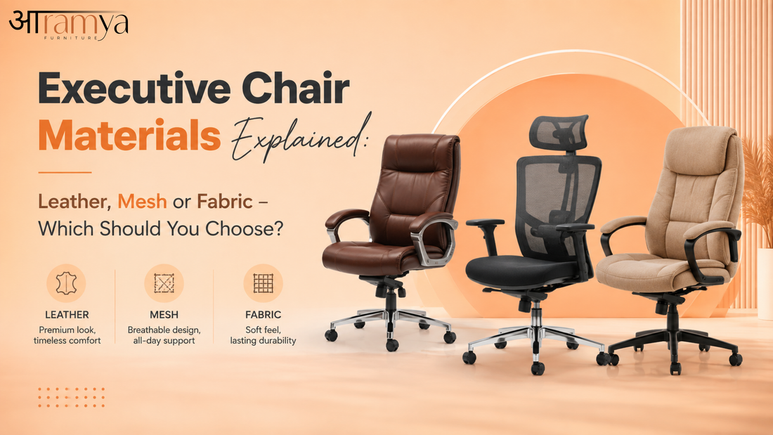 Executive Chair Materials Explained: Leather, Mesh or Fabric - Which Should You Choose?
