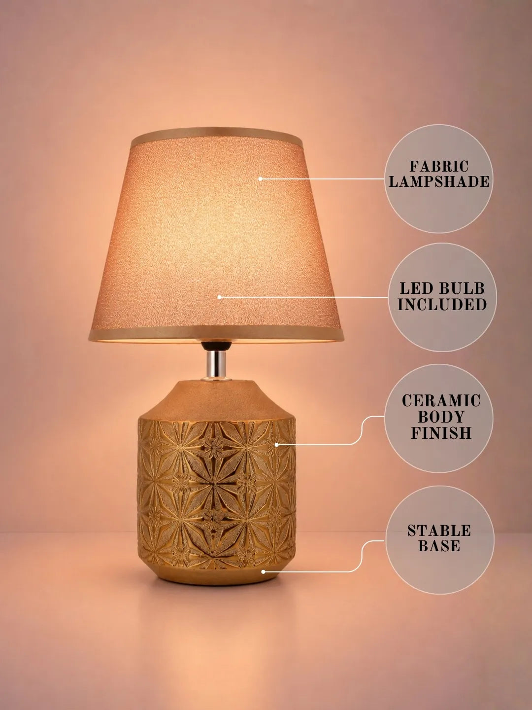 Luxury Golden Table Lamp for Modern Home Decor