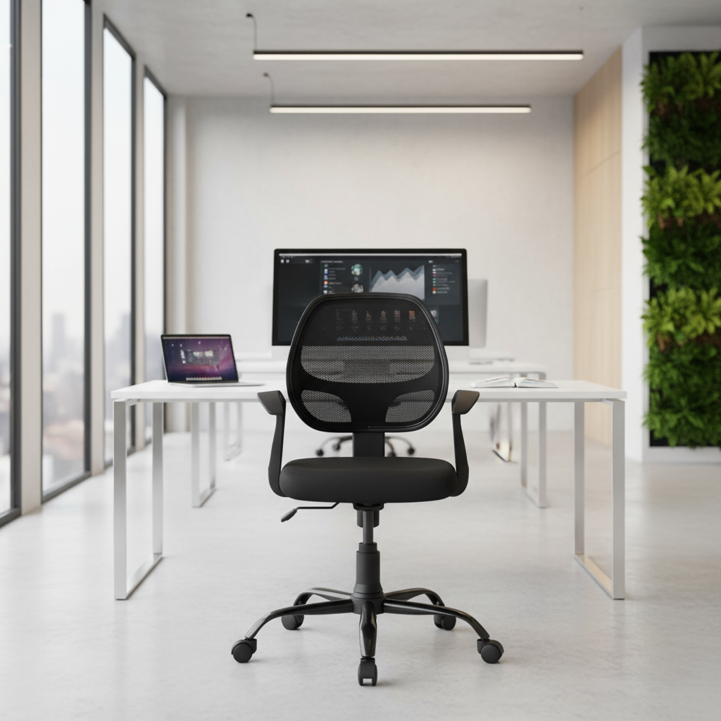 Aaramya™ 802Balance Mesh Chair – Subtle Style. Strong Spine.