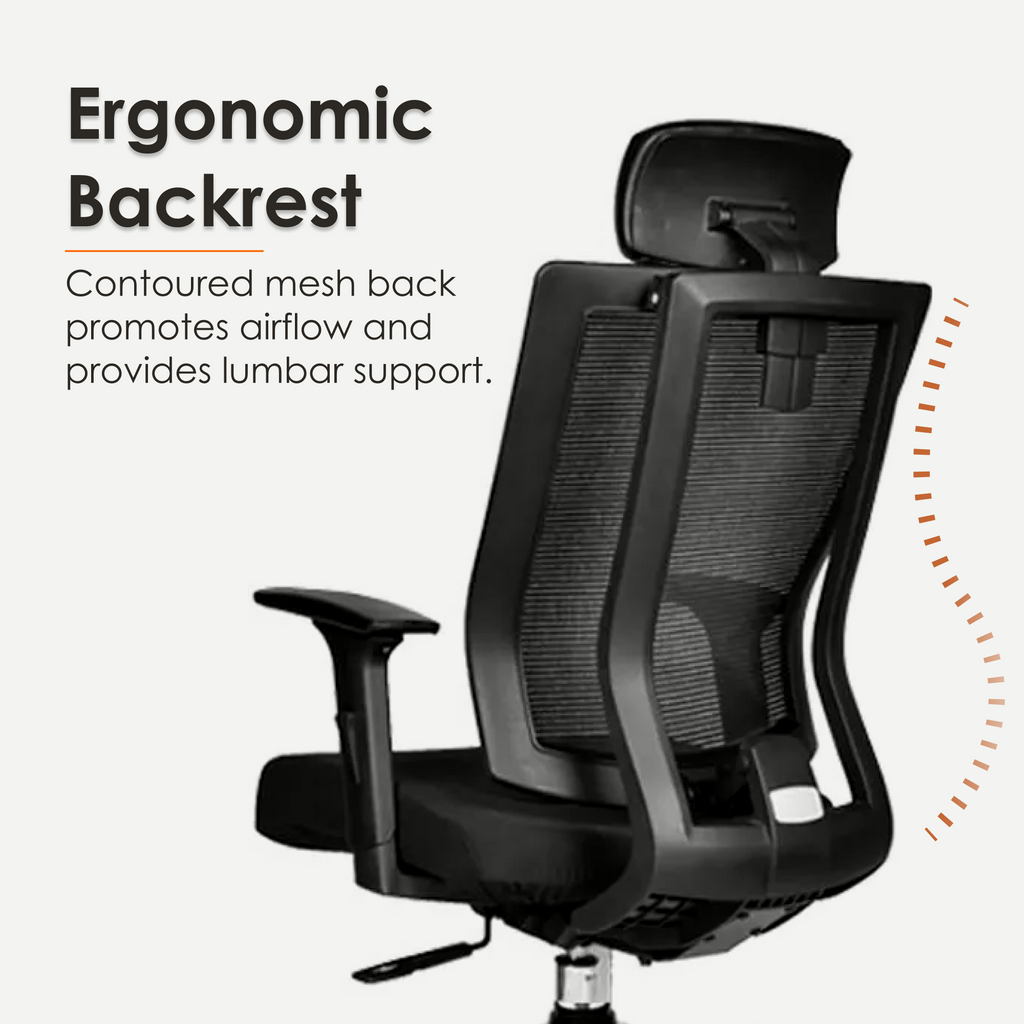 Aaramya™ ComfyNest Work Chair – Classic Lines, Cloud-Like Feel