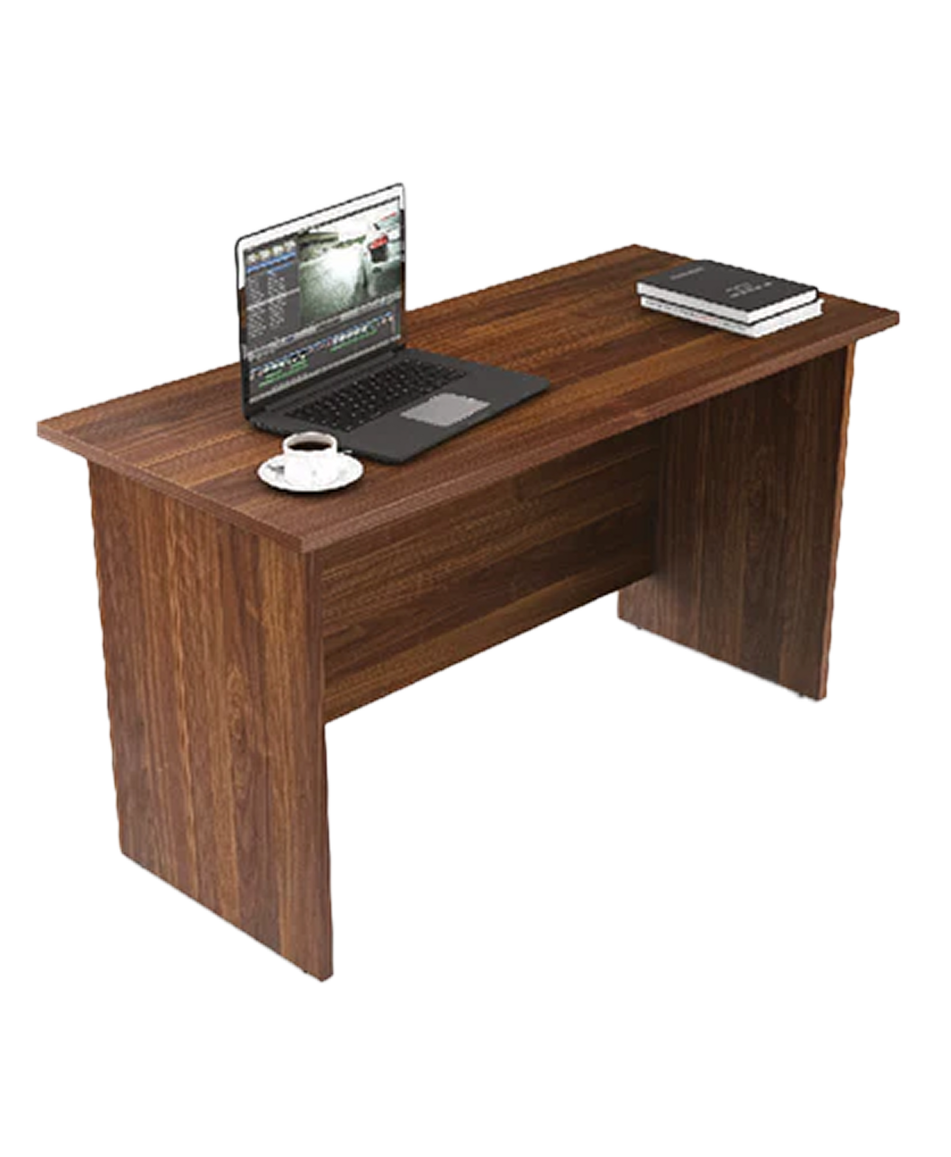 Aaramya Artisan Office Desk – Walnut Richwood Finish