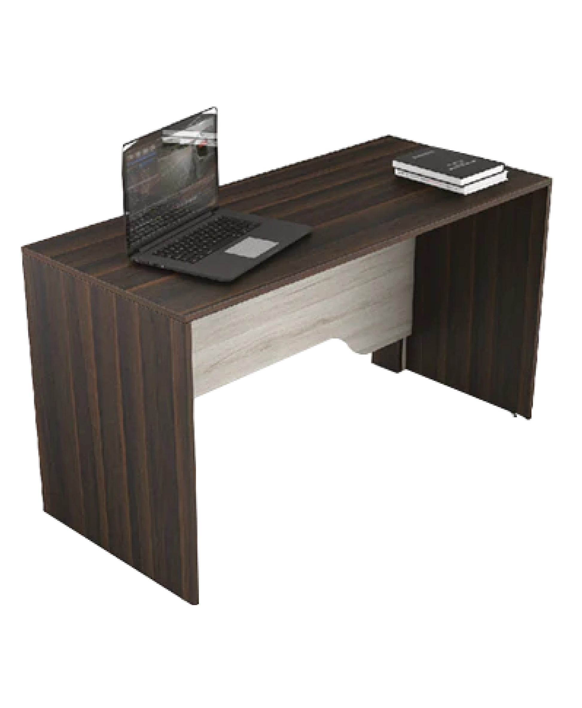 Aaramya Executive Workspace Desk – Wenge Luxe Grain