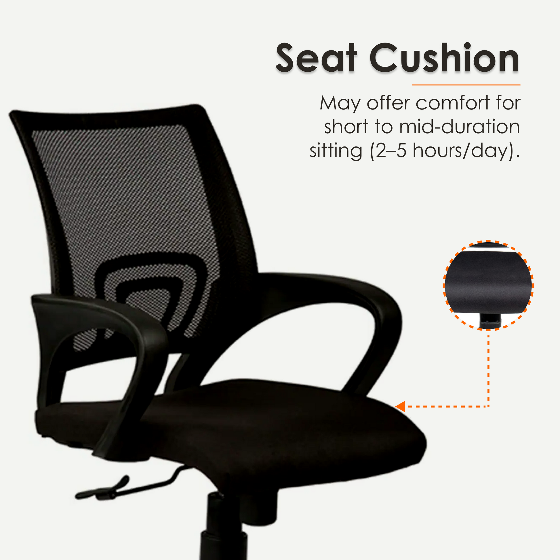 Aaramya™ 804Lite Work Chair – Light on Weight, Heavy on Support