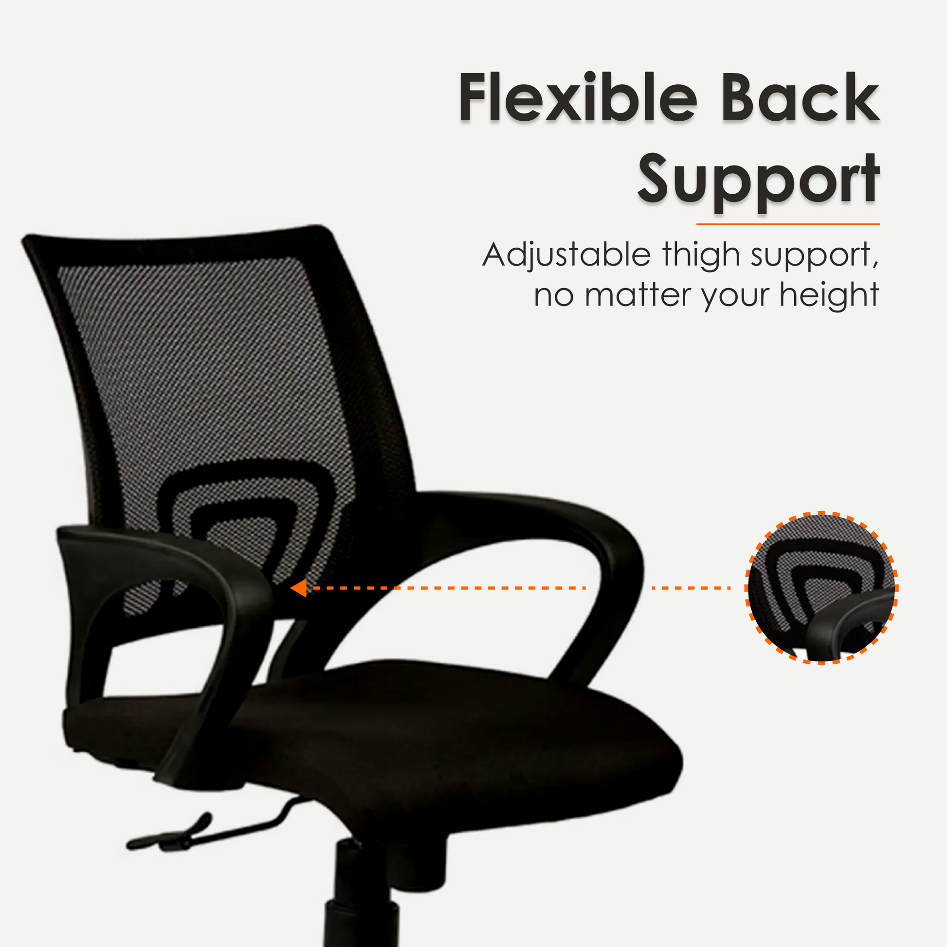 Aaramya™ 804Lite Work Chair – Light on Weight, Heavy on Support