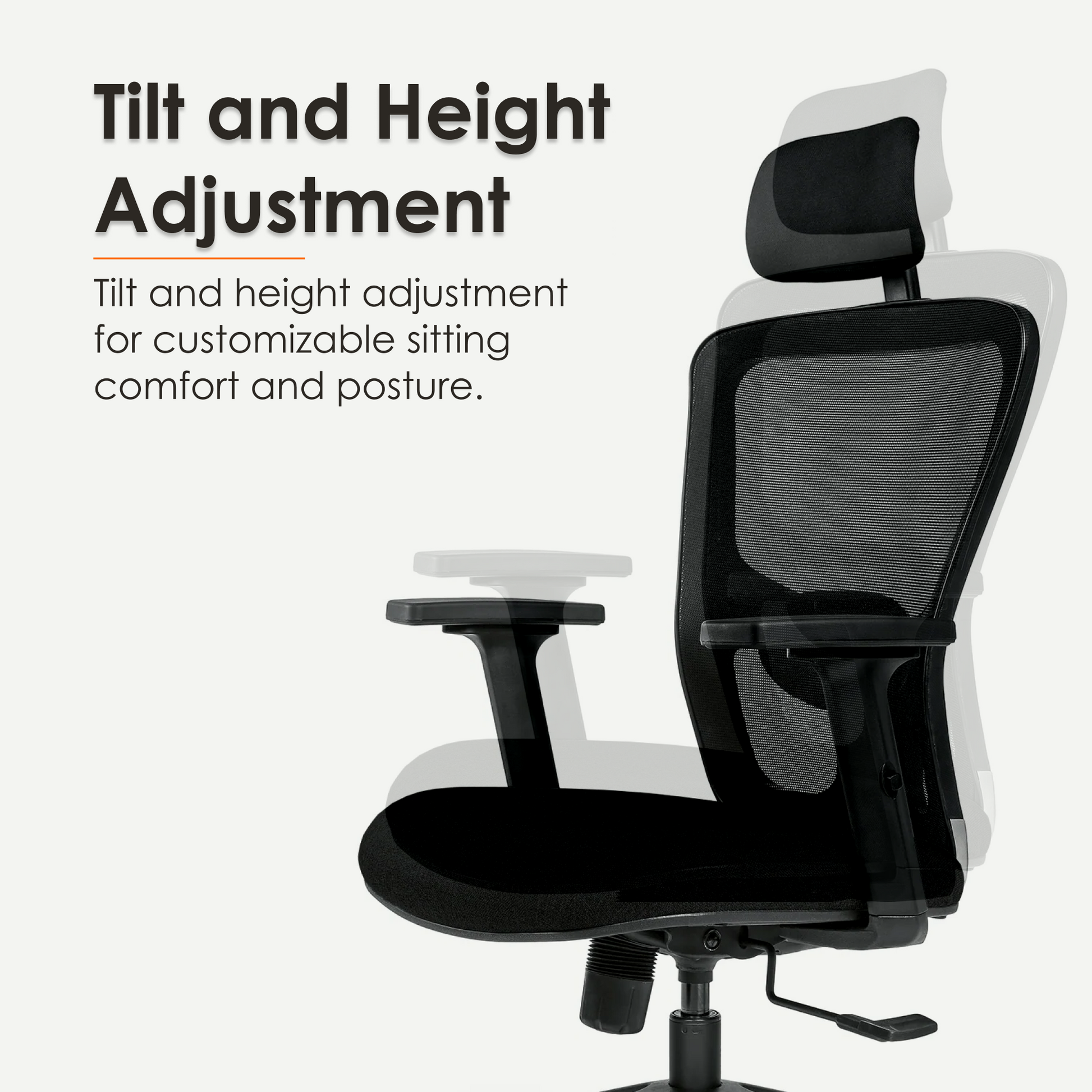 Aaramya™ BravoLite Mesh Chair – Featherlight Form, Fierce Performance