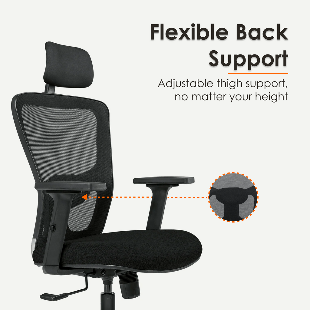 Aaramya™ BravoLite Mesh Chair – Featherlight Form, Fierce Performance