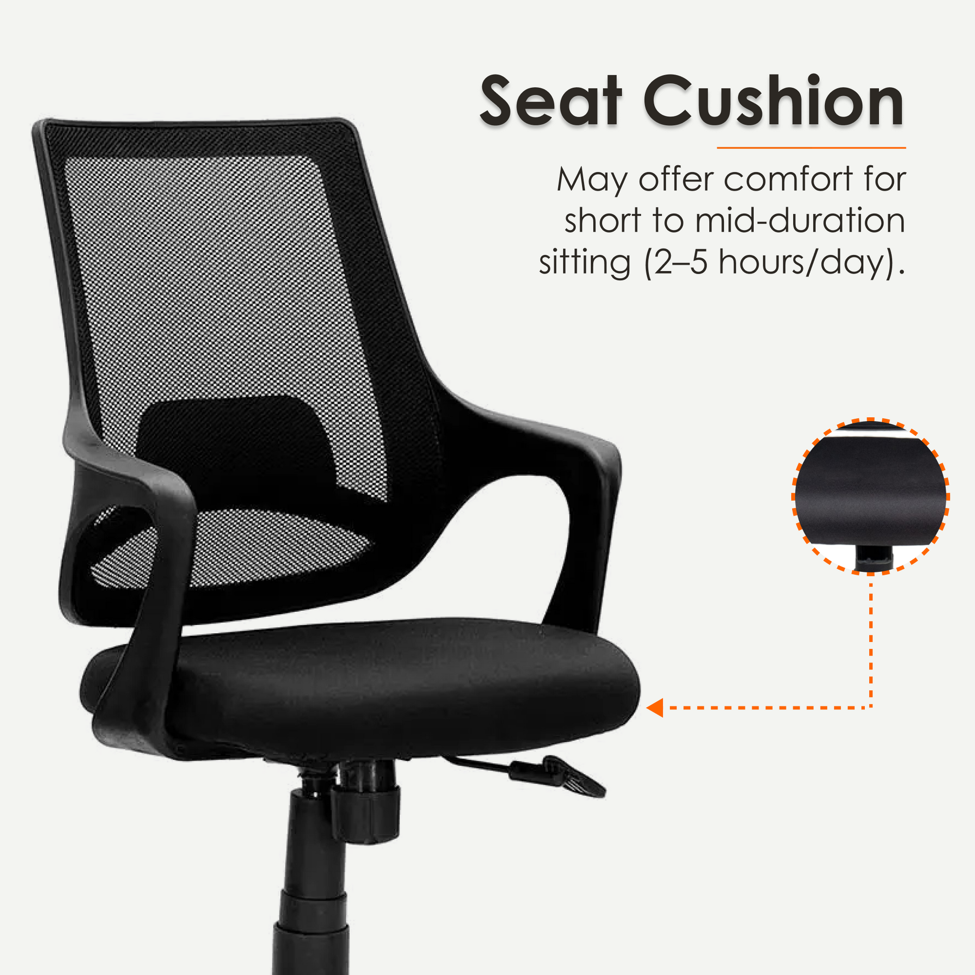 Aaramya™ PearSilk Mesh Chair – Whisper-Soft Support with Lasting Grace