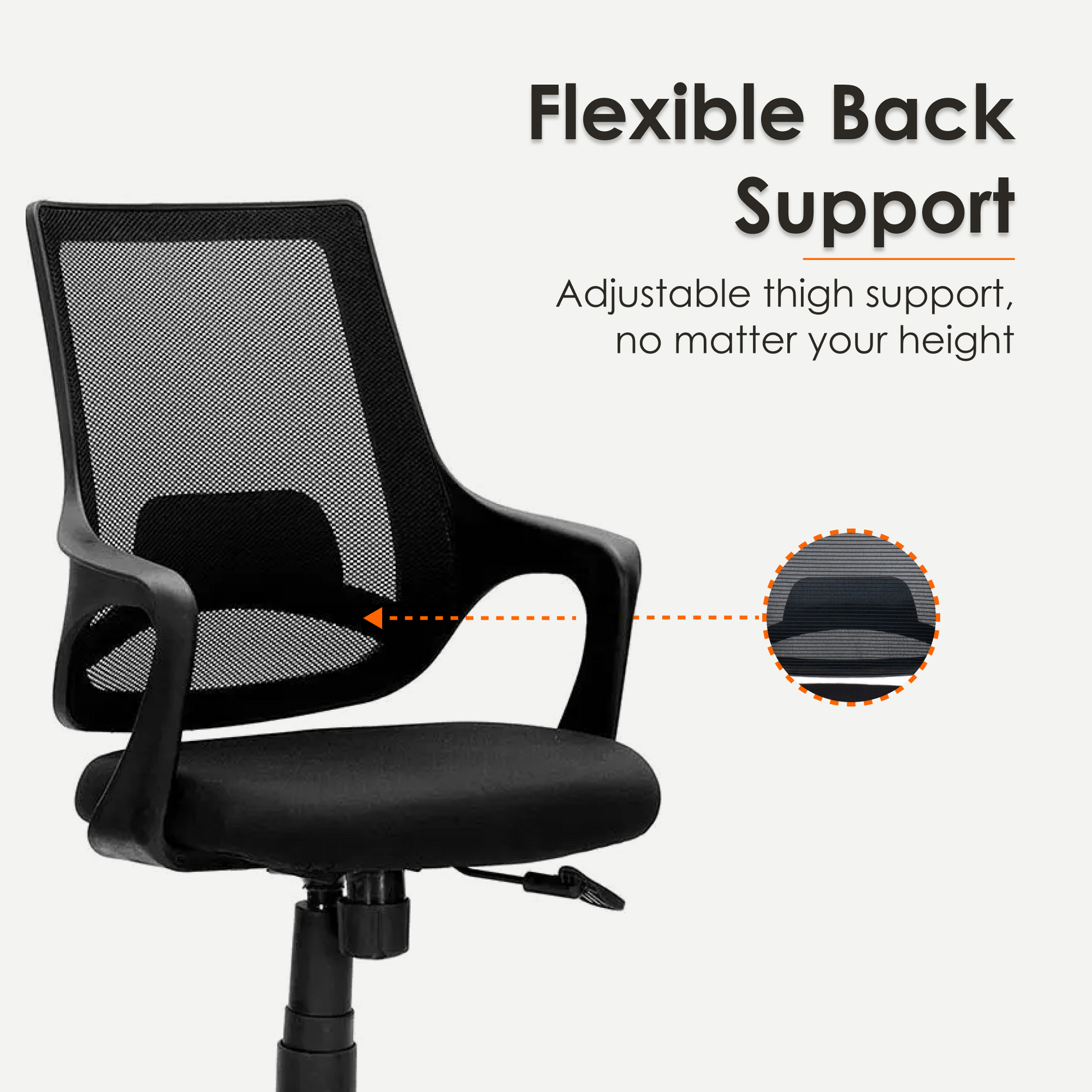 Aaramya™ PearSilk Mesh Chair – Whisper-Soft Support with Lasting Grace