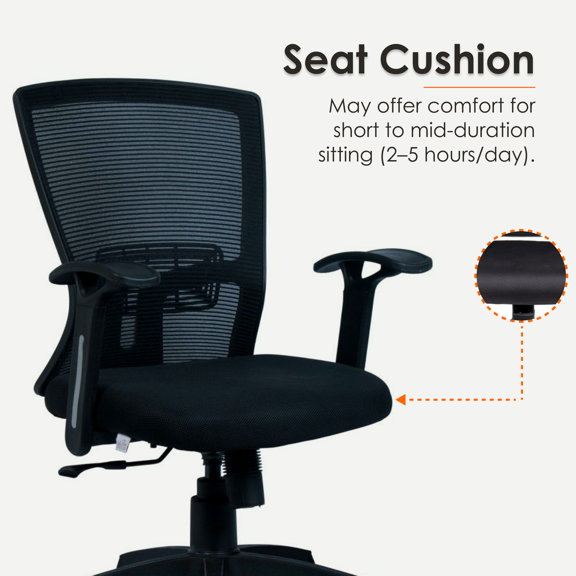 Aaramya™ SpencerLogic Mesh Chair – Designed for Thinking on Your Feet