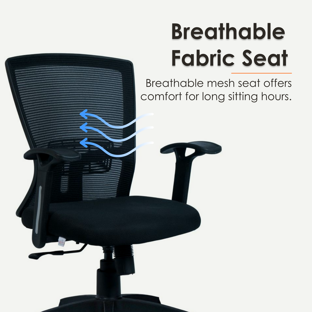 Aaramya™ SpencerLogic Mesh Chair – Designed for Thinking on Your Feet