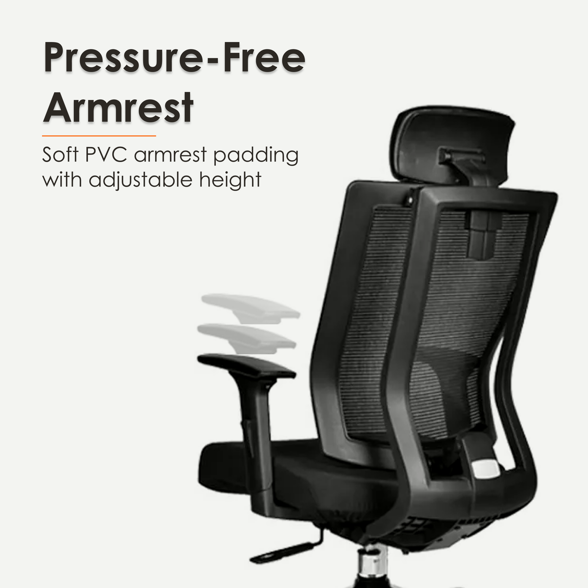Aaramya™ ComfyNest Work Chair – Classic Lines, Cloud-Like Feel