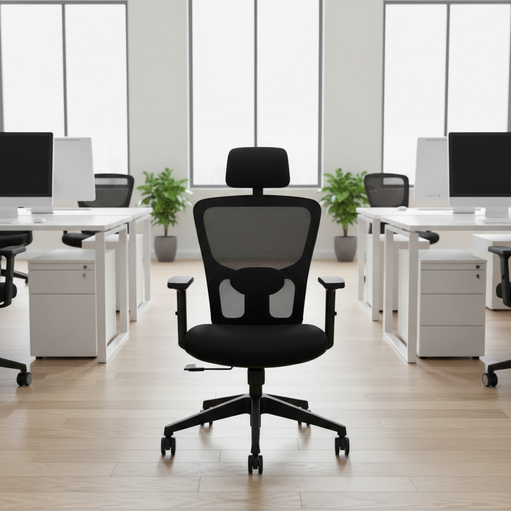 Aaramya™ ButterlyCurve Ergonomic Chair – Artful Arcs. Airy Comfort.
