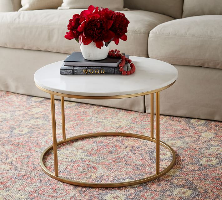 delaney 25 round marble coffee table o 2