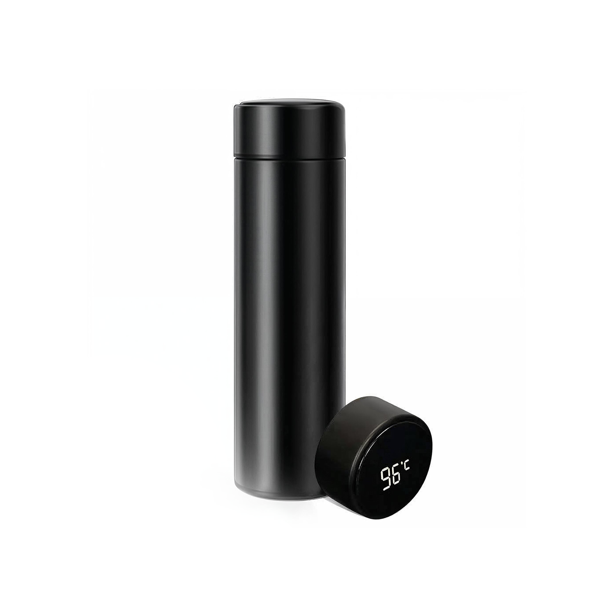 Giveglitz Smart LED Temperature smart Bottle – Black