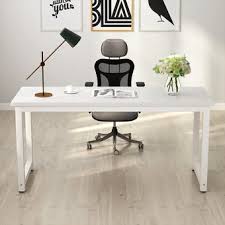 Aaramya PureForm Desk – Frosta White Finish
